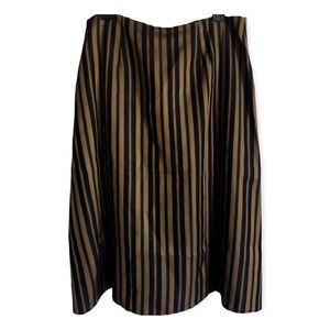 🆕 Rag & Bone Mandy Skirt - Viscose & Silk - Black and Gold Color - Sz Large